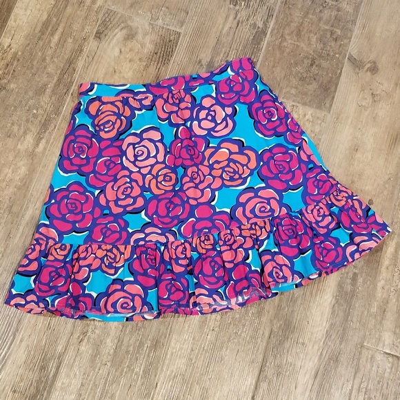 Lilly Pulitzer Other - Lilly Pulitzer girls XL (12-14) floral skirt Lilly Pulitzer Other - Lilly Pulitzer girls XL (12-14) floral skirt